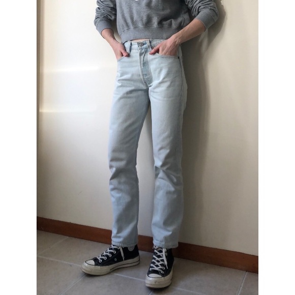 Levi's | Jeans | Vintage Levis 5 Denim Light Blue Jeans 27 X 30 Made In Usa  | Poshmark